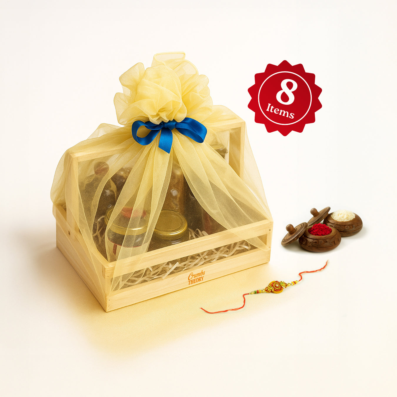 Deluxe Rakhi Gift Hamper by Crumbs Theory