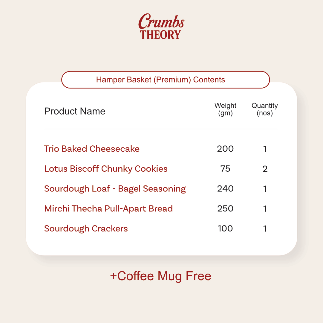 Premium Rakhi Gift Hamper by Crumbs Theory